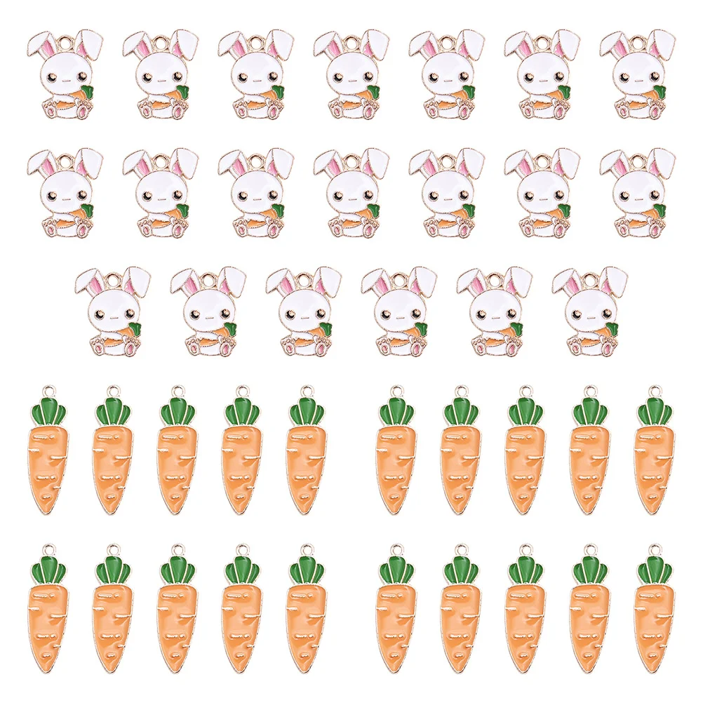 Charms Easter Pendant Charm Carrot Jewelry Bunny Making Earring Pendantsdiy Rabbit Bracelet Shaped Bracelets Earrings Cute 
Charms Easter Pendant Charm Carrot Jewelry Bunny Making Earring Pendantsdiy Rabbit Bracelet Shaped Bracelets Earrings Cute