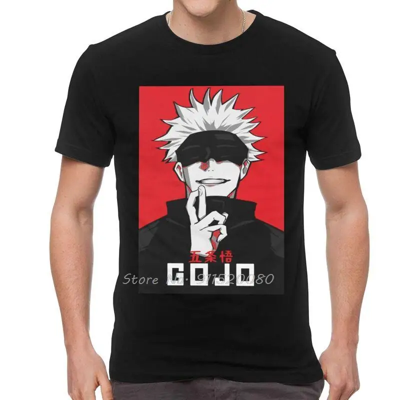 Male Fashion Jujutsu Kaisen Gojo Satoru T-Shirt Novelty Anime Manga Tshirt Hip Hop T Shirt Cotton Tee Tops Streetwear Harajuku
Male Fashion Jujutsu Kaisen Gojo Satoru T-Shirt Novelty Anime Manga Tshirt Hip Hop T Shirt Cotton Tee Tops Streetwear Harajuku