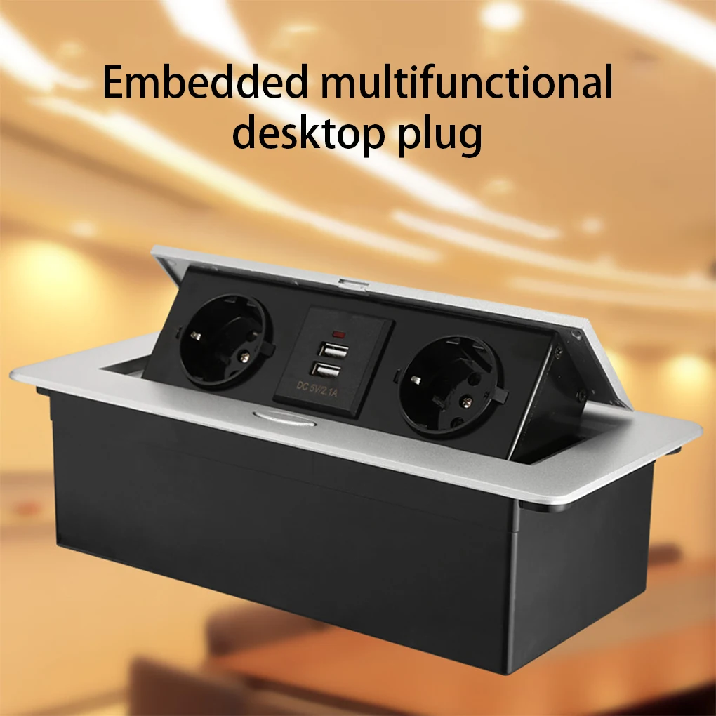 Home Slow Popping Table AC Power Socket Living Room Bedroom Kitchen Cabinet Desktop Outlet USB Port EU Plug Black
Home Slow Popping Table AC Power Socket Living Room Bedroom Kitchen Cabinet Desktop Outlet USB Port EU Plug Black