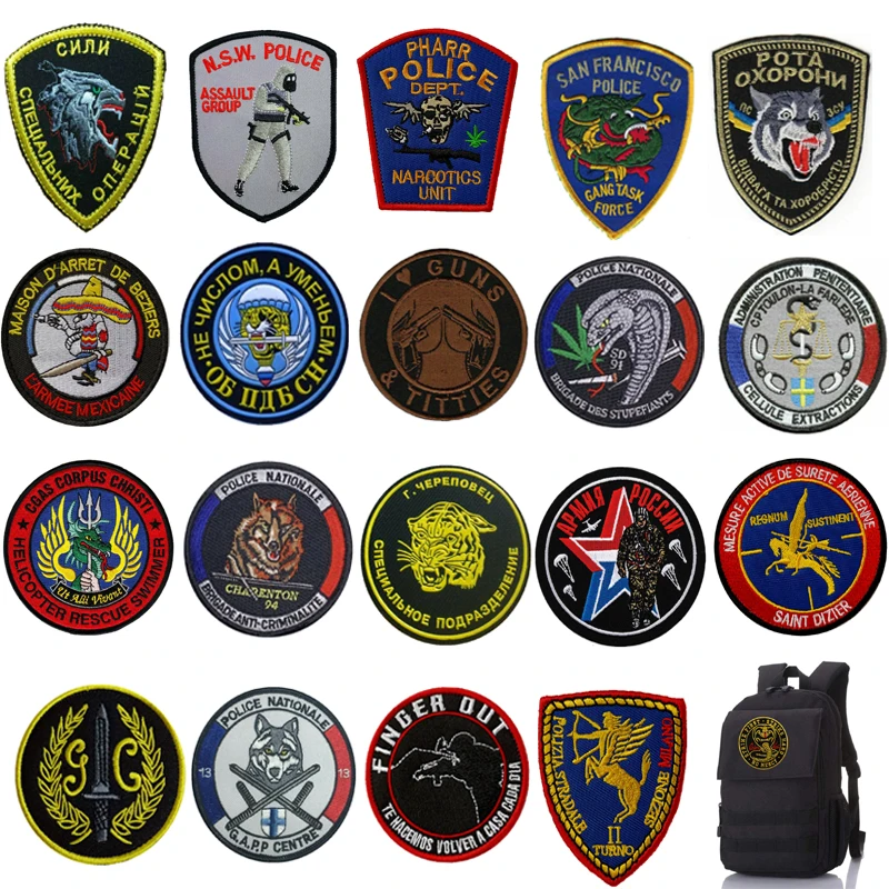 France Russia Army Military Tactical Badge Patch Insignia Embroidery Patches Armbands Clothes for Hat Bag Decorative Accessories
France Russia Army Military Tactical Badge Patch Insignia Embroidery Patches Armbands Clothes for Hat Bag Decorative Accessories