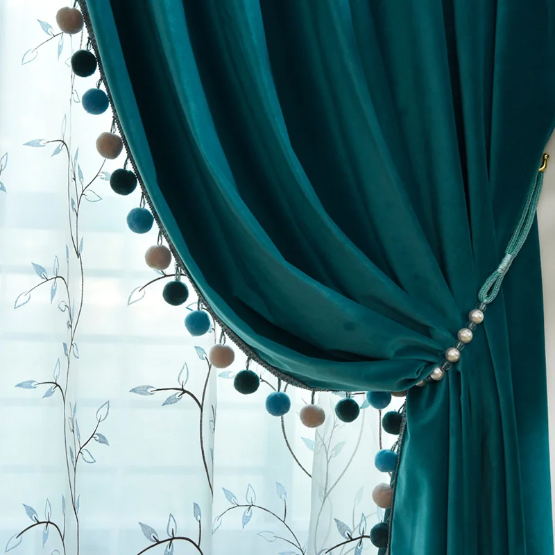 High-end Blue Wool Velvet Curtains for Living Room Luxury American Style Curtain Bedroom Balcony High-shading Cortinas Custom
High-end Blue Wool Velvet Curtains for Living Room Luxury American Style Curtain Bedroom Balcony High-shading Cortinas Custom