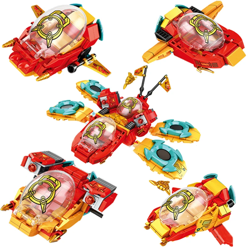 4 IN 1 Underwater Submarine Ninja Model Figures Building Blocks Kids Toys Bricks Gift for Children Boys
4 IN 1 Underwater Submarine Ninja Model Figures Building Blocks Kids Toys Bricks Gift for Children Boys