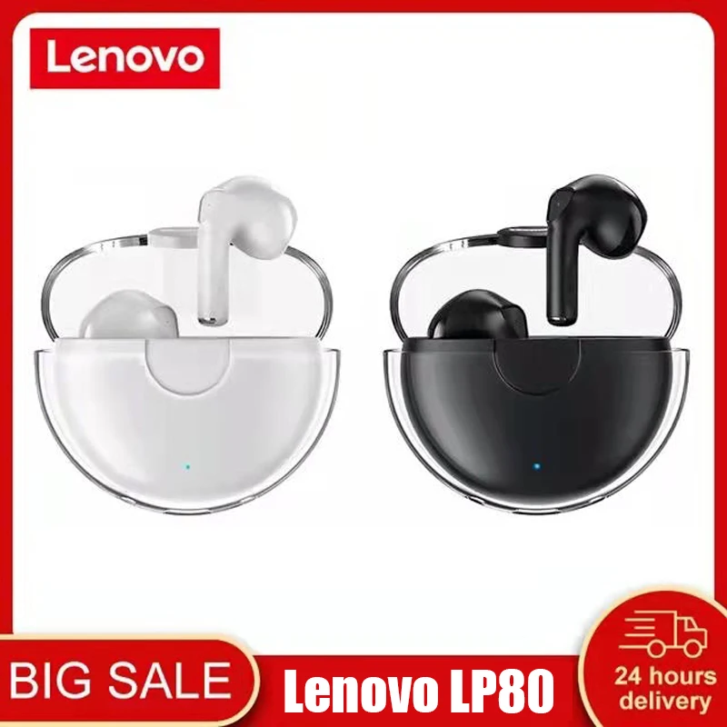 Original Lenovo LP80 TWS Bluetooth Earphone 9D HIFI Sound Mini Wireless Earbuds with Mic for iPhone Xiaomi Sport Headphone
Original Lenovo LP80 TWS Bluetooth Earphone 9D HIFI Sound Mini Wireless Earbuds with Mic for iPhone Xiaomi Sport Headphone