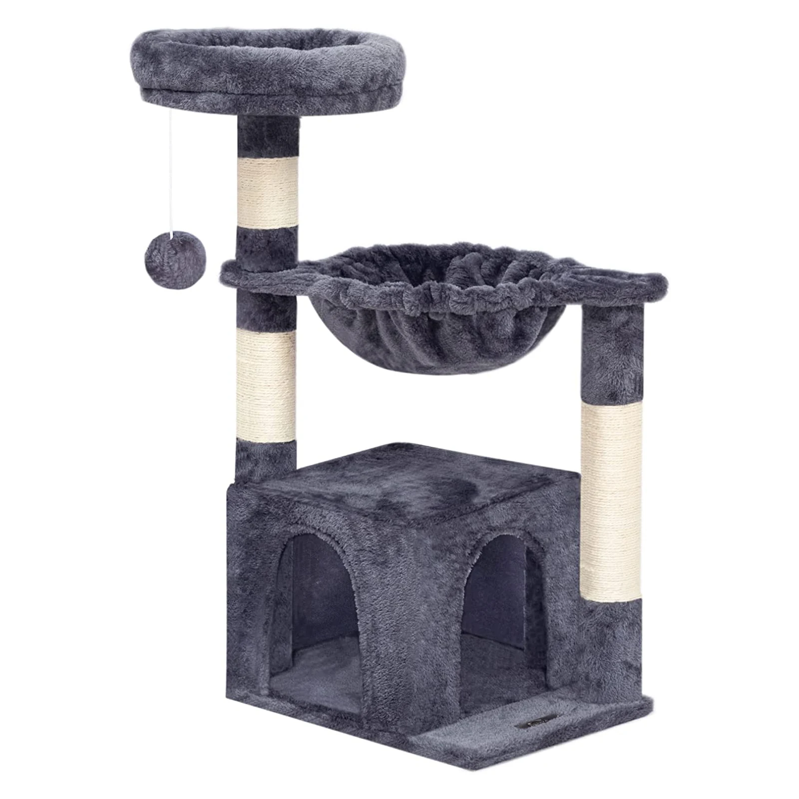 HOOBRO Cat Tree Tower Basket Hammock Furball for Indoor Cat with Scratching Posts Kittens Pet Activity Tree Play House Furniture
HOOBRO Cat Tree Tower Basket Hammock Furball for Indoor Cat with Scratching Posts Kittens Pet Activity Tree Play House Furniture