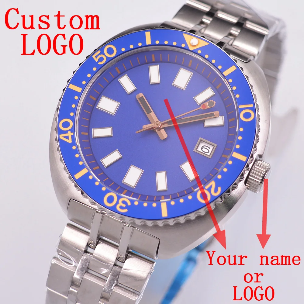 43mm NH35a Automatic Mechanical Watches Blue Sterile Dial Oyster Bracelet Glide Lock Ceramic Bezel Custom logo relogio masculino
43mm NH35a Automatic Mechanical Watches Blue Sterile Dial Oyster Bracelet Glide Lock Ceramic Bezel Custom logo relogio masculino