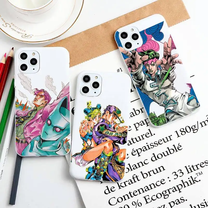 JoJos Bizarre Adventure anime Phone Case Candy Color for iPhone 6 7 8 11 12 13 s mini pro X XS XR MAX Plus
JoJos Bizarre Adventure anime Phone Case Candy Color for iPhone 6 7 8 11 12 13 s mini pro X XS XR MAX Plus