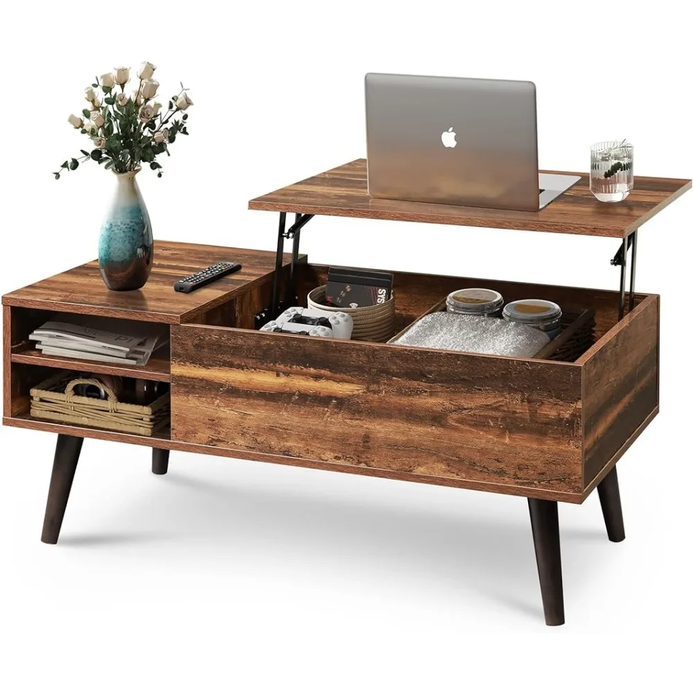Wood Lift Top Coffee Table with Hidden Compartment and Adjustable Storage Shelf, Lift Tabletop Dining Table
Wood Lift Top Coffee Table with Hidden Compartment and Adjustable Storage Shelf, Lift Tabletop Dining Table