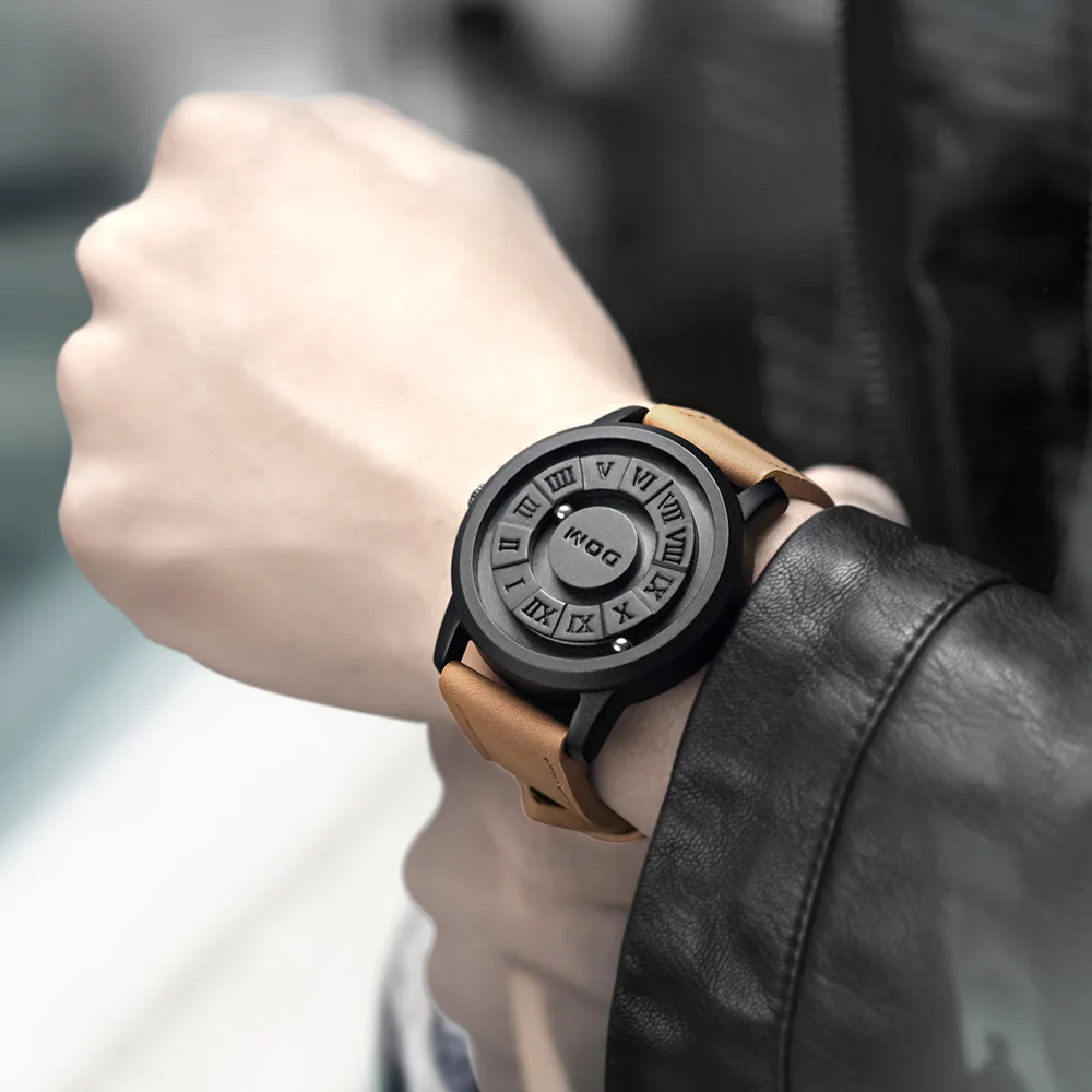 DOM Trend Concept новые индивидуальные мужские часы креативная прокрутка указатель