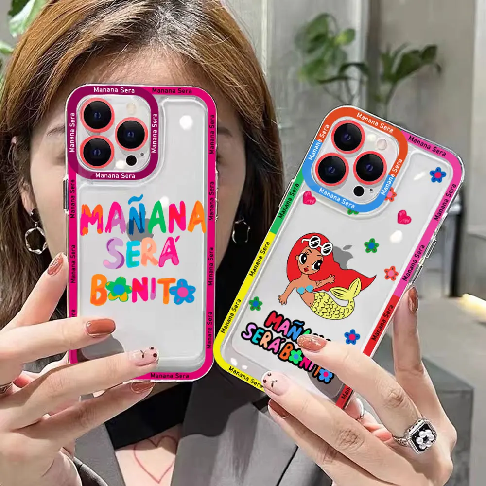 Karol G Manana Sera Bonito Transparent Phone Case For Xiaomi Mi 13 12 11 10 lite 11i 12S Poco M3 M4 F3 MIX 3 4 Pro Ultra 5G 4G
Karol G Manana Sera Bonito Transparent Phone Case For Xiaomi Mi 13 12 11 10 lite 11i 12S Poco M3 M4 F3 MIX 3 4 Pro Ultra 5G 4G