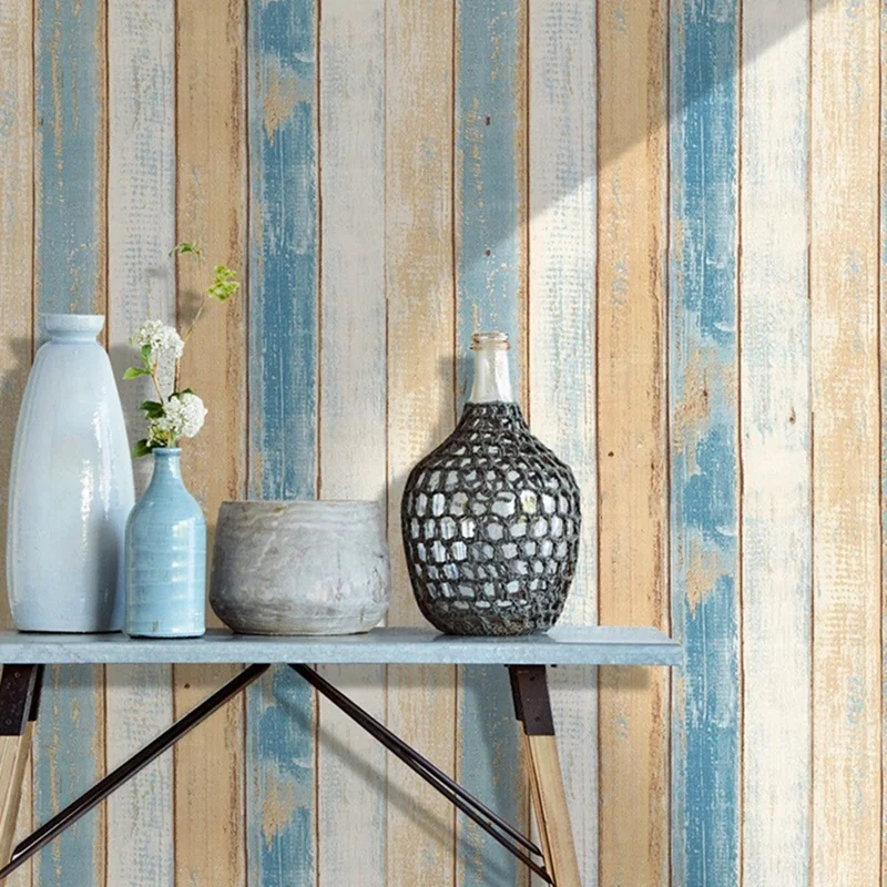3Pcs 6M Vinyl 3D Mediterranean Wood Grain Paper Self Adhesive Wallpaper Furniture Wall Stickers
3Pcs 6M Vinyl 3D Mediterranean Wood Grain Paper Self Adhesive Wallpaper Furniture Wall Stickers
