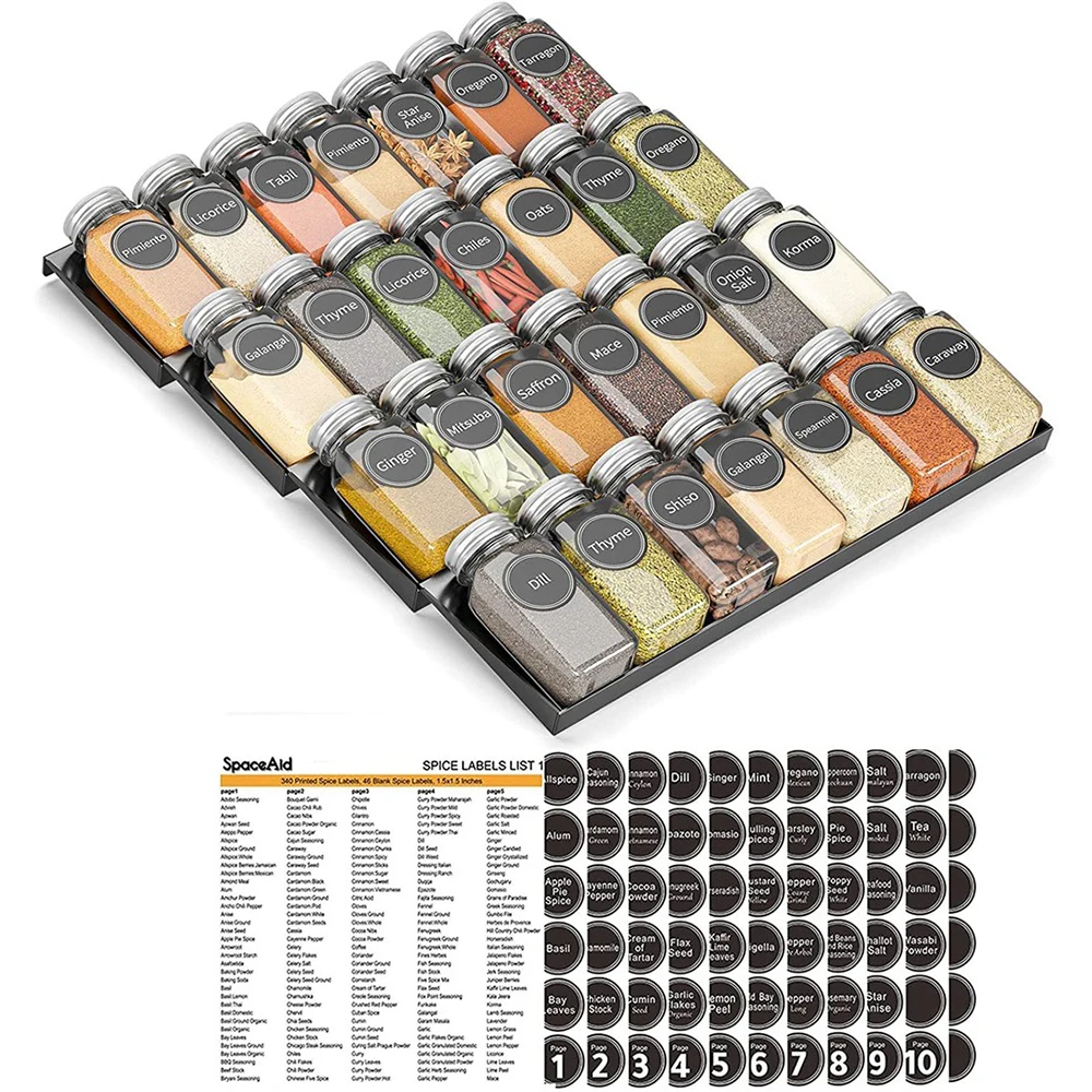 4-layer Storage Box Iron Art 24 Grids Save Space Seasoning Rack Inserted Into Cupboard Organizer Kitchen Accessories Drawer
4-layer Storage Box Iron Art 24 Grids Save Space Seasoning Rack Inserted Into Cupboard Organizer Kitchen Accessories Drawer