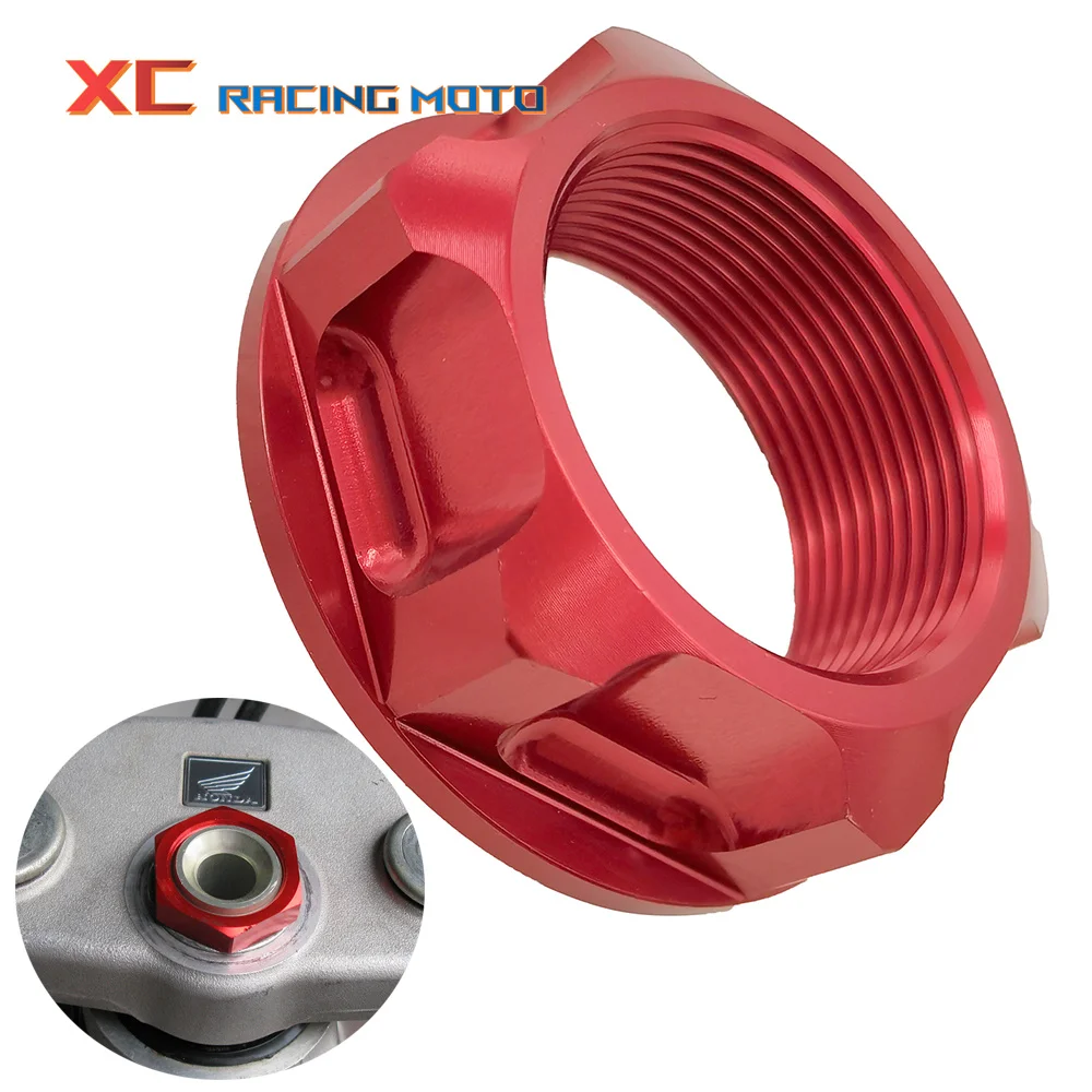 Motocross Supermoto Enduro Dirt Bike CNC Billet Steering Stem Nut For CRF450R CRF450X CR125R CR250R CRF250R CRF250X 2001-2015
Motocross Supermoto Enduro Dirt Bike CNC Billet Steering Stem Nut For CRF450R CRF450X CR125R CR250R CRF250R CRF250X 2001-2015