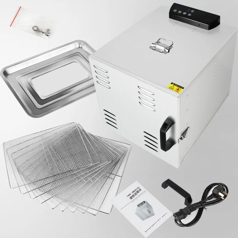 Commercial 10 Layer Professional Fruit Food Dryer 110V 220V Food Fruit Vegetable Pet Meat Air Dryer Food Dehydrator
Commercial 10 Layer Professional Fruit Food Dryer 110V 220V Food Fruit Vegetable Pet Meat Air Dryer Food Dehydrator