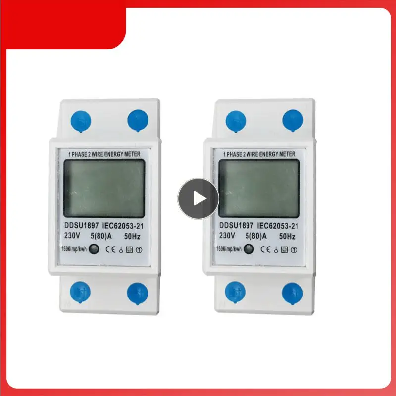 Two Wire Energy Meter Single Phase Lcd Digital Display Energy Electric Meter Smart Home Electric Din Rail Ac 230v 50hz Kwh 
Two Wire Energy Meter Single Phase Lcd Digital Display Energy Electric Meter Smart Home Electric Din Rail Ac 230v 50hz Kwh