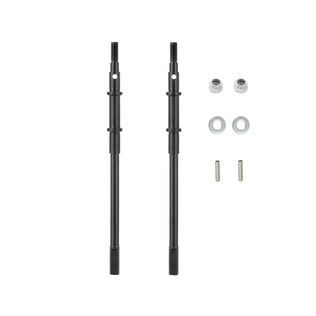 2 шт. стальной металлический задний мост приводной вал CVD для Axial SCX10 II 90046 1/10 RC Гусеничный автомобиль AR44 мост обновленные детали 
2 шт. стальной металлический задний мост приводной вал CVD для Axial SCX10 II 90046 1/10 RC Гусеничный автомобиль AR44 мост обновленные детали