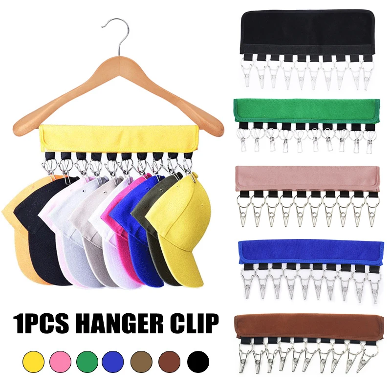 Cap Organizer Hanger 10 Baseball Caps Holder Hats Organizer for Closet Holder Portable Stainless Steel Clip прищепки для белья
Cap Organizer Hanger 10 Baseball Caps Holder Hats Organizer for Closet Holder Portable Stainless Steel Clip прищепки для белья