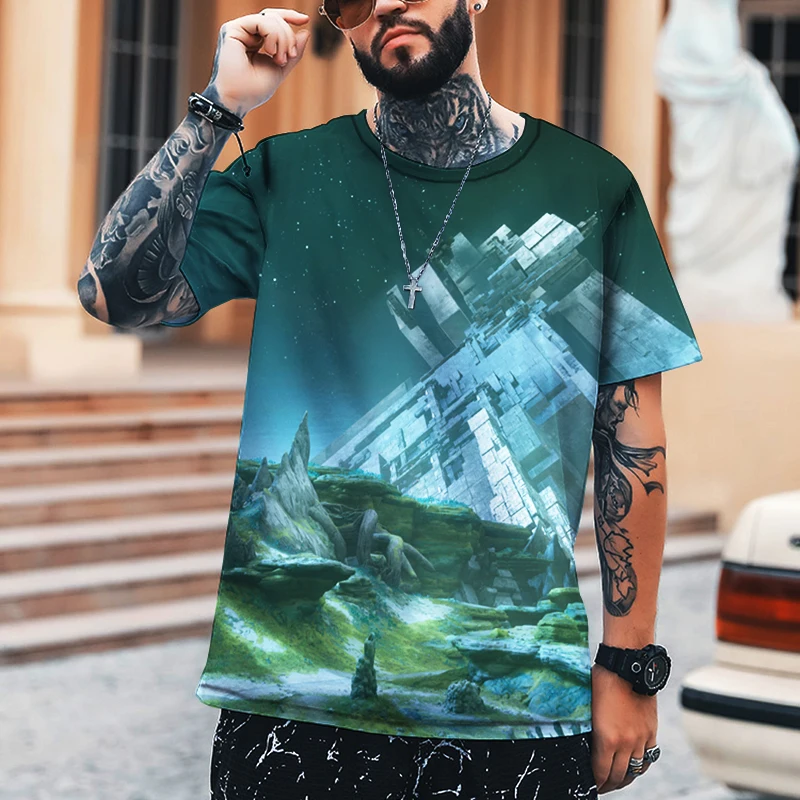2022's Own Brand Design 3D Printing Men's T-shirts Street Fashion High-quality Fabrics Round Neck Tops Oversized S-5XL
2022's Own Brand Design 3D Printing Men's T-shirts Street Fashion High-quality Fabrics Round Neck Tops Oversized S-5XL