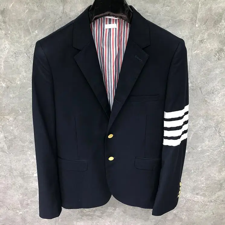 Spring Men's Formal Blazer New British Casual Suit Men's Jacket Autumn Single Breasted Striped Wool Coat Work Clothes
Spring Men's Formal Blazer New British Casual Suit Men's Jacket Autumn Single Breasted Striped Wool Coat Work Clothes
