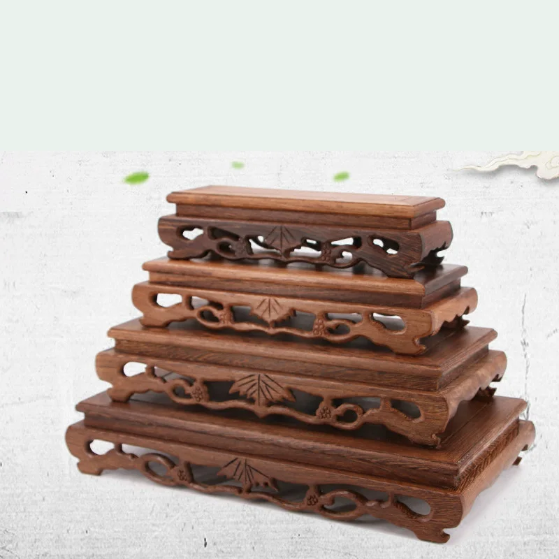 21-32.5cm Diameter Wenge Wood Mahogany Base Rectangular Base Teapot Ornaments Incense Buddha Flowers Vase Flowerpot Rack Base
21-32.5cm Diameter Wenge Wood Mahogany Base Rectangular Base Teapot Ornaments Incense Buddha Flowers Vase Flowerpot Rack Base