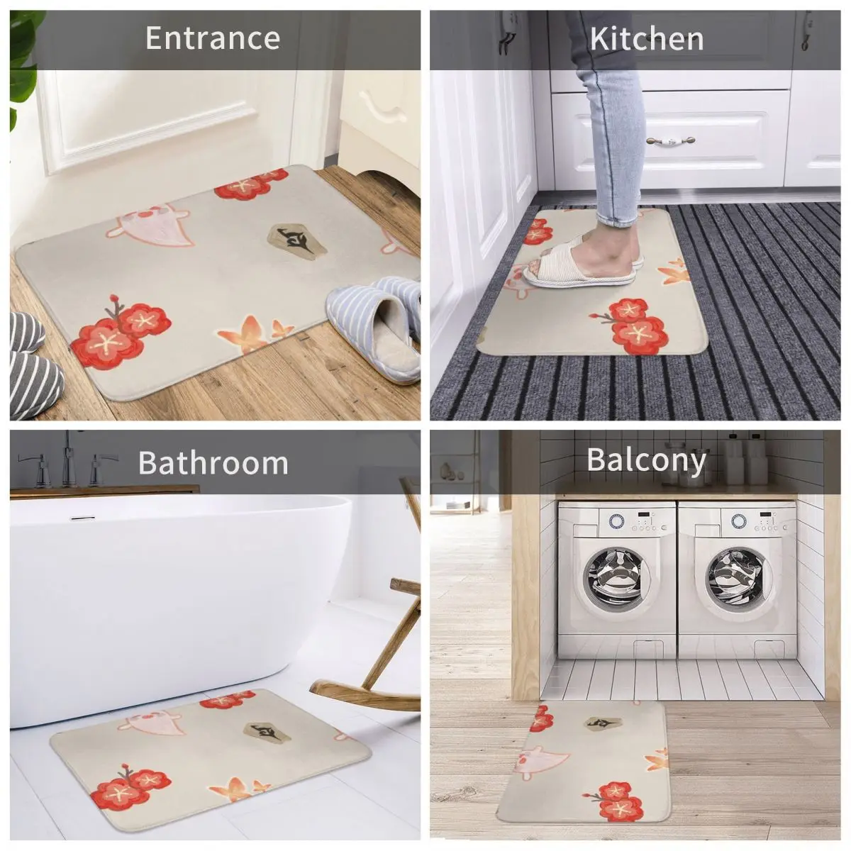 Коврик для ванной Genshin Impact Hu Tao Decor 3D, коврик, Придверный коврик, нескользящий коврик для входа, гостиной, дома, кухни, моющейся спальни, прихож...
Коврик для ванной Genshin Impact Hu Tao Decor 3D, коврик, Придверный коврик, нескользящий коврик для входа, гостиной, дома, кухни, моющейся спальни, прихож...