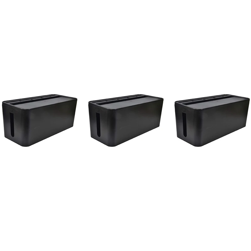3X Cable Management Box For Desk Cable Management And Power Strip Box Solutions(Black)
3X Cable Management Box For Desk Cable Management And Power Strip Box Solutions(Black)