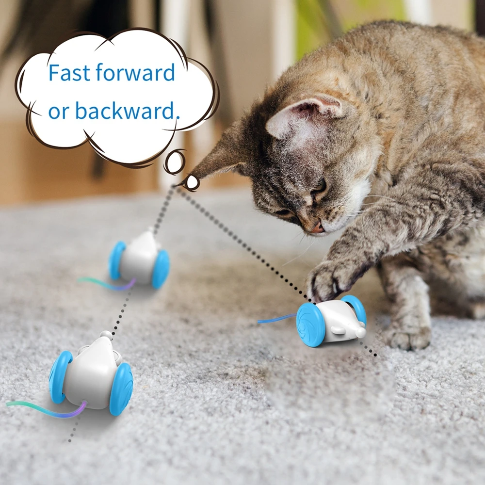 

Интерактивные кошачьи игрушки для домашних кошек, котят, автоматическая кошачья игрушка со светодиодной подсветкой, умная электрическая к...