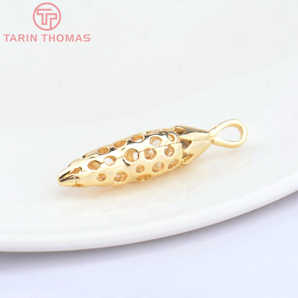 (4777)6PCS 7x31MM Hole 2.5MM 24K Gold Color Brass Eggplant CharmsPendants High Quality Diy Jewelry Accessories Wholesale
(4777)6PCS 7x31MM Hole 2.5MM 24K Gold Color Brass Eggplant CharmsPendants High Quality Diy Jewelry Accessories Wholesale