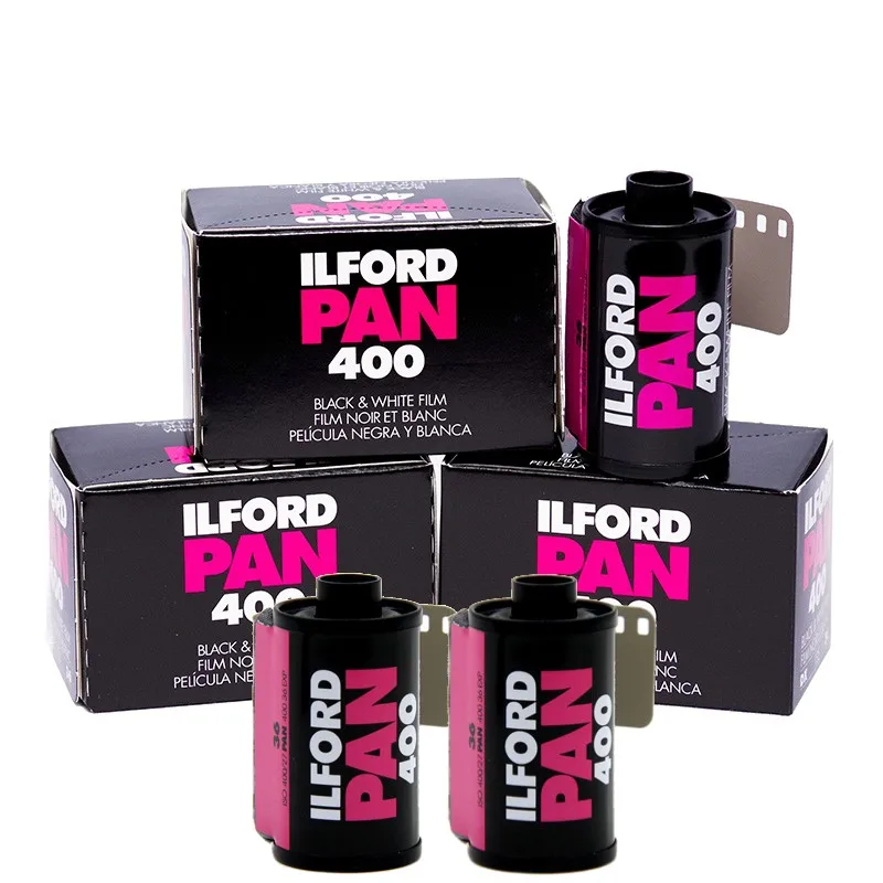

1/3 рулон высококачественной черно-белой пленки для ILFORD Pan 400, 35 мм, отрицательная пленка B & W, 36 экспозиций, пленочная камера Kodak