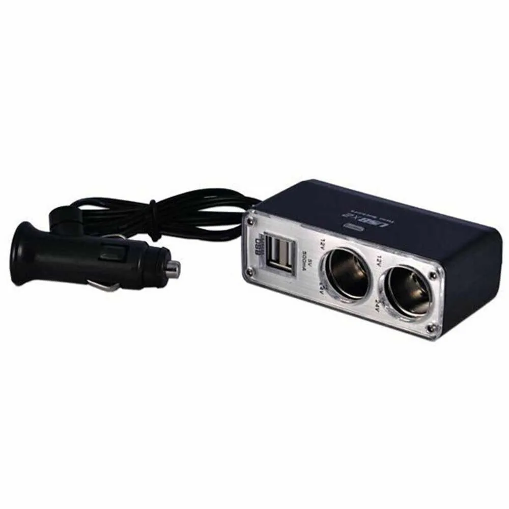1PCS Car Cigarette Lighter Power Socket Adapter Dual Plug Pocket Twin Port USB 2 Way Charger Practical Quality
1PCS Car Cigarette Lighter Power Socket Adapter Dual Plug Pocket Twin Port USB 2 Way Charger Practical Quality