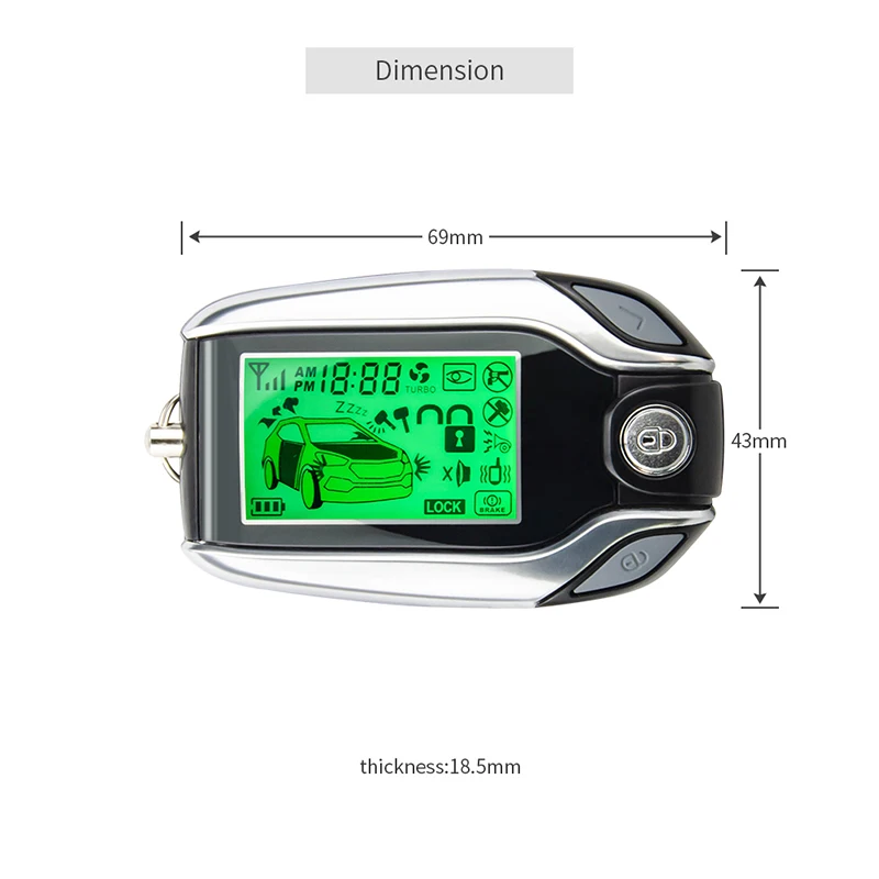 Remote Control Key Fob Transmitter 1pc Replacement for Easyguard EC204 Two Way Car Alarm Kit Only
Remote Control Key Fob Transmitter 1pc Replacement for Easyguard EC204 Two Way Car Alarm Kit Only