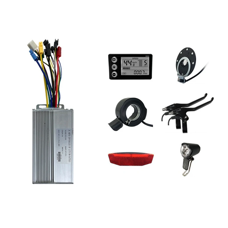 Electric Scooter E-Bike 30A Controller Intelligent Brushless Motor Controller+LCD886 Display For 36V/48V 1000W Motor
Electric Scooter E-Bike 30A Controller Intelligent Brushless Motor Controller+LCD886 Display For 36V/48V 1000W Motor