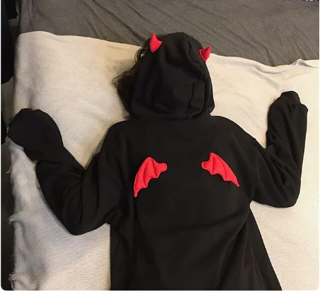 Harajuku Little Demon Hoodies Women Devil Horn Design Sweater Student Top Goth Sweatshirt High Street Pullover Hood Y2k Clothes
Harajuku Little Demon Hoodies Women Devil Horn Design Sweater Student Top Goth Sweatshirt High Street Pullover Hood Y2k Clothes