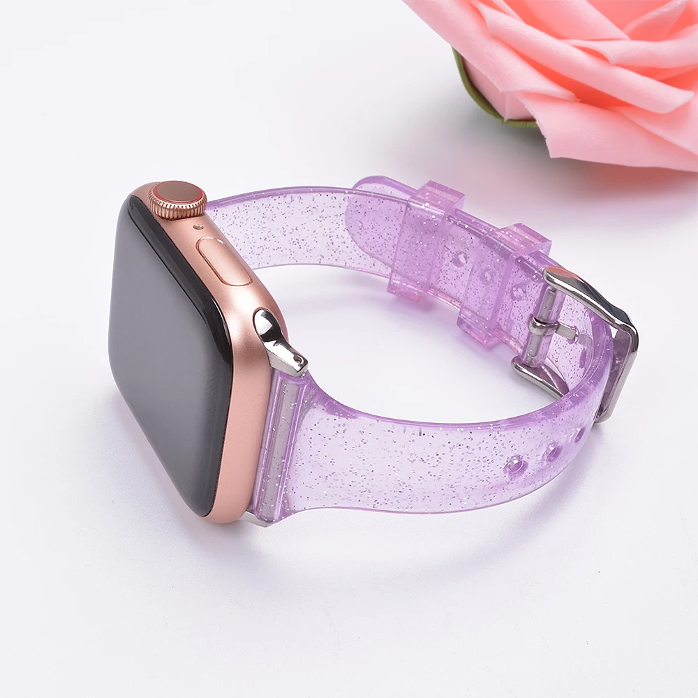 Стекло + чехол ремешок для Apple Watch band 44 мм 40 45 41 38 42 силиконовый часов iWatch Series 3 4 5 6 se 7