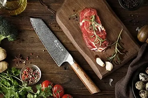 Chef Knife 8 Inch Kitchen Knives Professional Super Steel VG10 High Carbon Stainless Very Sharp Damascus Steel Knife Comfortable
Chef Knife 8 Inch Kitchen Knives Professional Super Steel VG10 High Carbon Stainless Very Sharp Damascus Steel Knife Comfortable