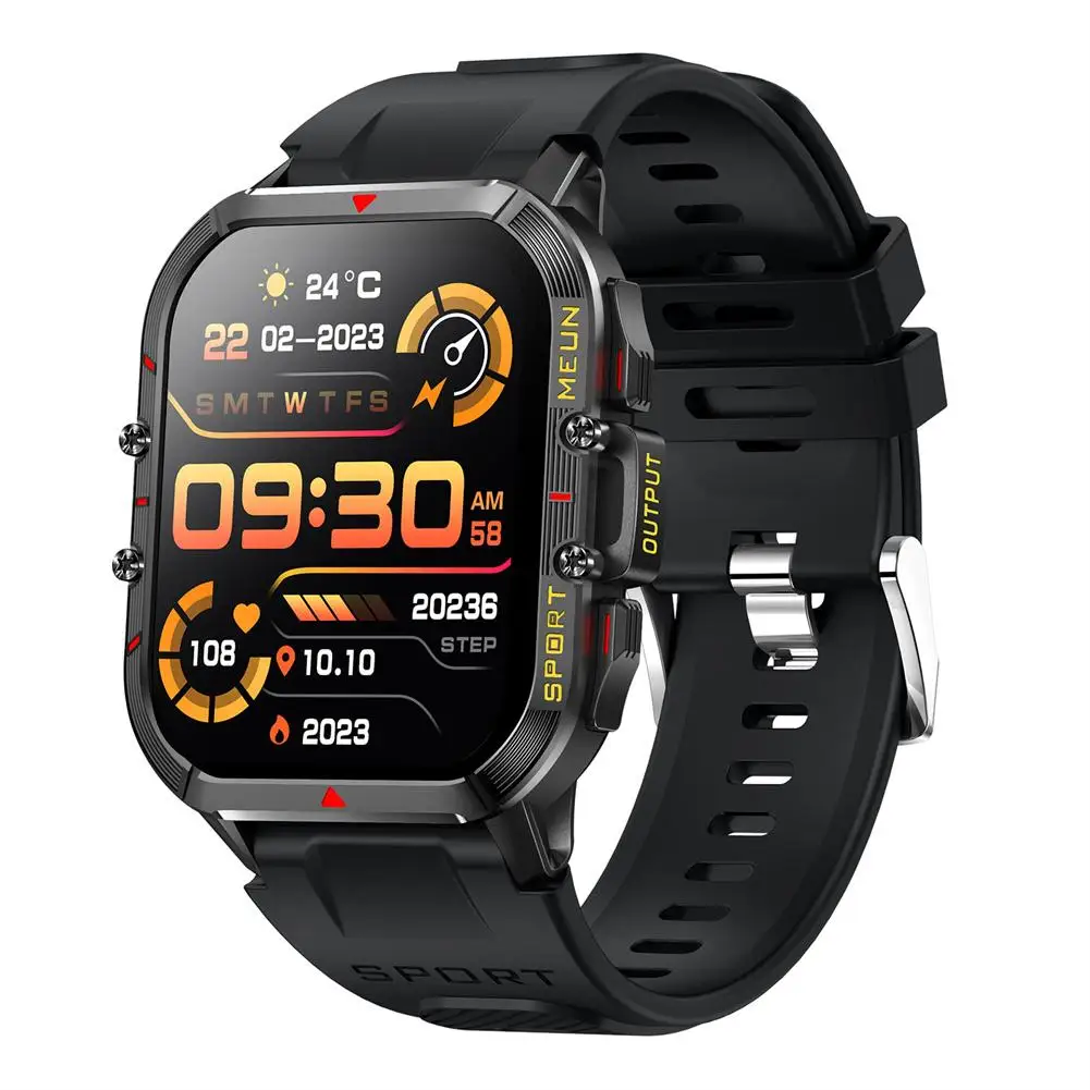 Men Smart Watch Healthy Monitor Bluetooth-compatible Call Waterproof Fitness Sports Smartwatch Compatible For IOS Android Phone
Men Smart Watch Healthy Monitor Bluetooth-compatible Call Waterproof Fitness Sports Smartwatch Compatible For IOS Android Phone