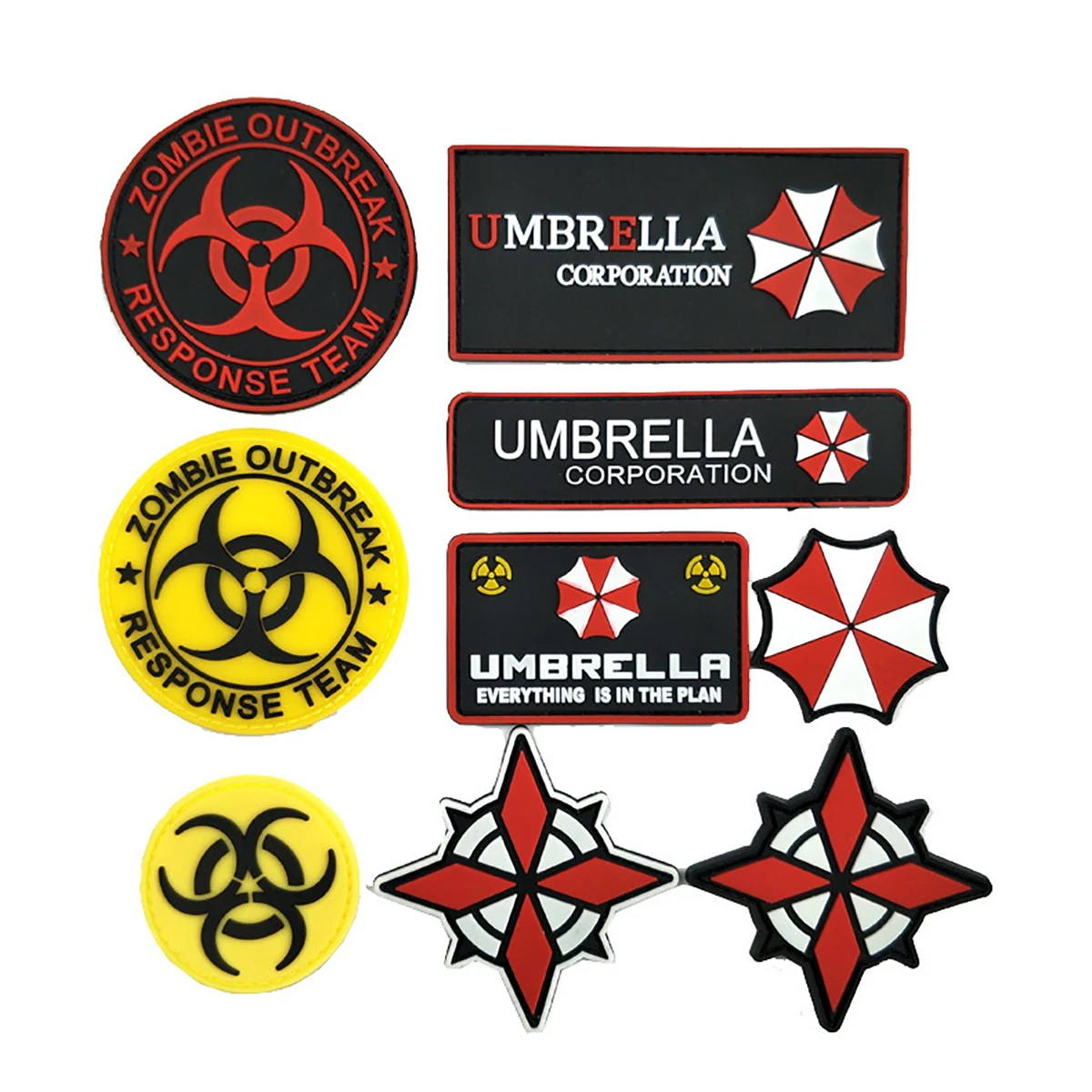 

Tactical PVC Hook Armband Fallout Logo Biochemical Demon Umbrella Corporation Badge Armband Patch