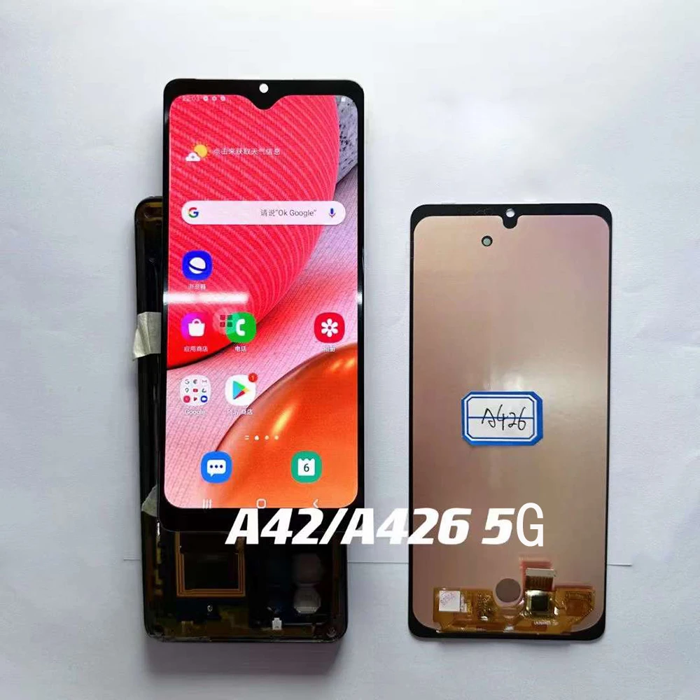 6.6" Original For Samsung Galaxy A42 5G LCD Display Touch Screen with Frame For Galaxy A42 A426B A426U Display with Fingerprint
6.6" Original For Samsung Galaxy A42 5G LCD Display Touch Screen with Frame For Galaxy A42 A426B A426U Display with Fingerprint