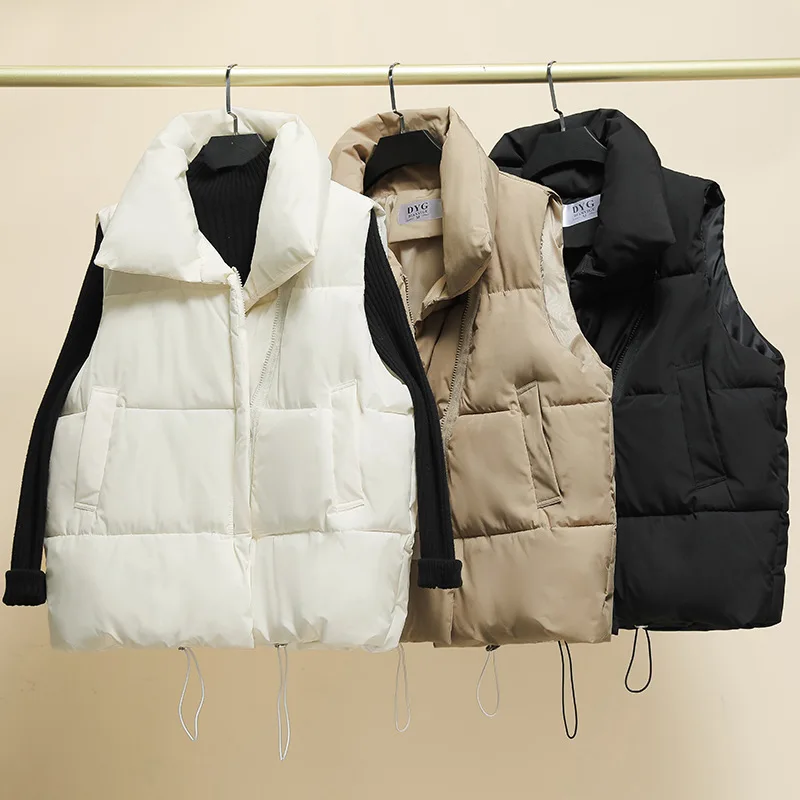 Sleeveless Vest Women Autumn Winter Keep Warm Puffer Jacket Stand Collar Harajuku Outwear Loose Fashion Padded Vest Korean Fall
Sleeveless Vest Women Autumn Winter Keep Warm Puffer Jacket Stand Collar Harajuku Outwear Loose Fashion Padded Vest Korean Fall