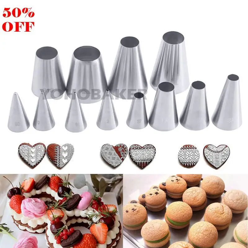 2/4PCS Circularity Round Pastry Nozzles Cream Stainless Steel Icing Piping Pastry Nozzle Tips Baking Cakes Decoration Tools
2/4PCS Circularity Round Pastry Nozzles Cream Stainless Steel Icing Piping Pastry Nozzle Tips Baking Cakes Decoration Tools