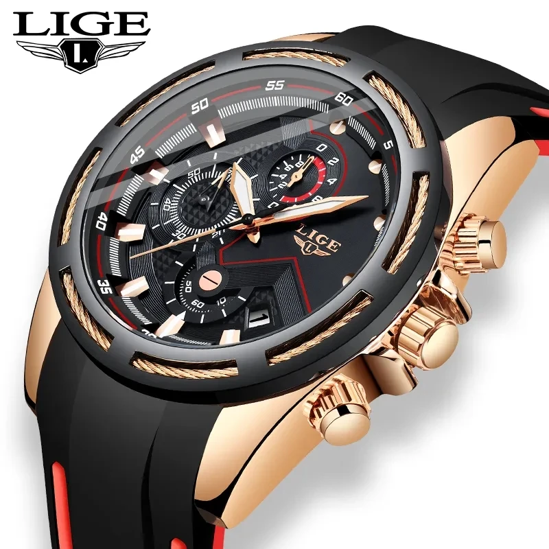 Men Chronograph LIGE Fashion Watch Man Top Luxury Brand Mens Watches Date Sports Waterproof Quartz Wristwatch Relogio Masculino
Men Chronograph LIGE Fashion Watch Man Top Luxury Brand Mens Watches Date Sports Waterproof Quartz Wristwatch Relogio Masculino