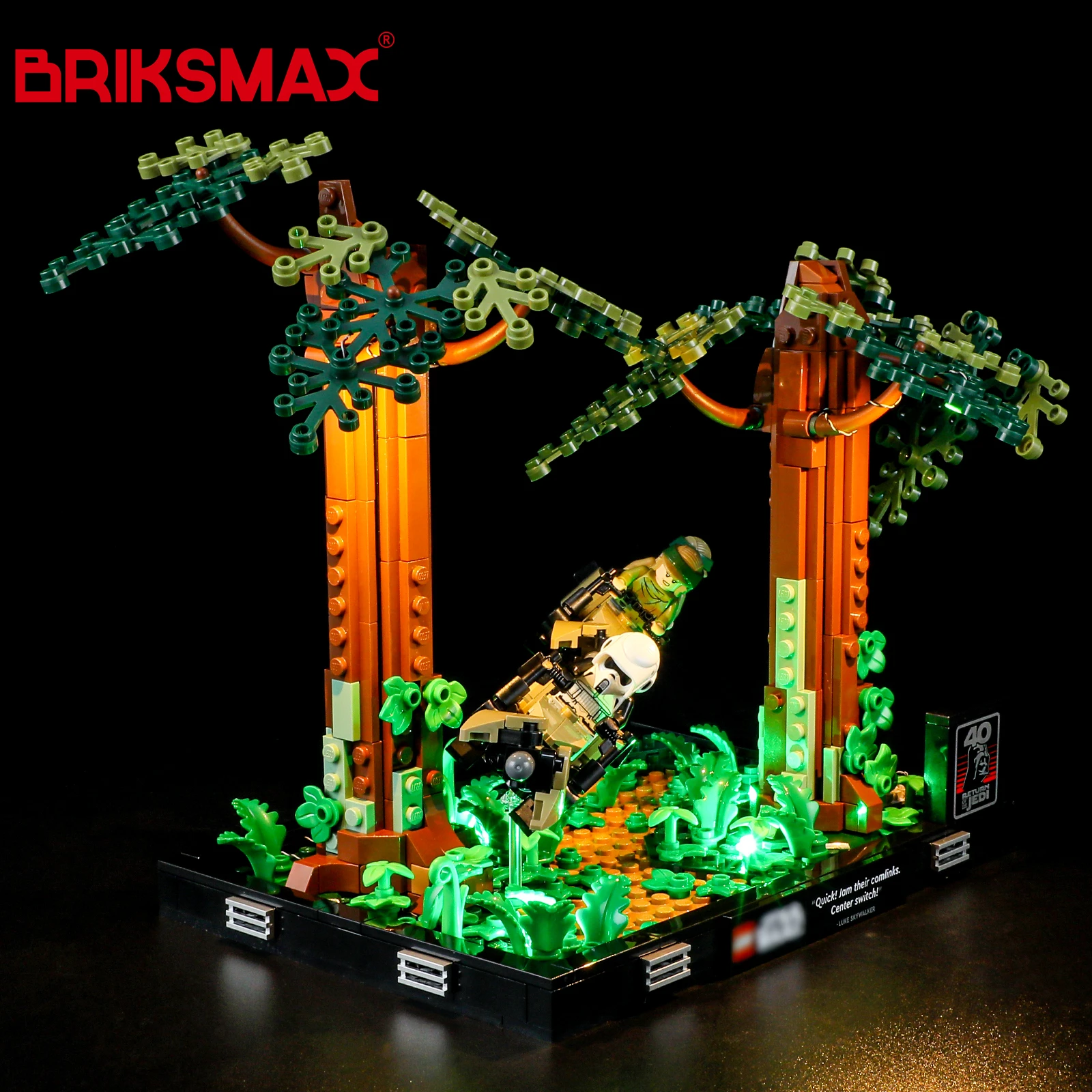 BriksMax Led Light Kit for 75353 Endor Speeder Chase Diorama Building Blocks Set (Model Not Inculded) Toys for Children
BriksMax Led Light Kit for 75353 Endor Speeder Chase Diorama Building Blocks Set (Model Not Inculded) Toys for Children