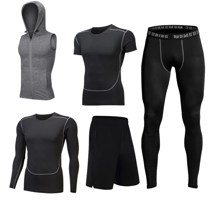2022 Man's Bodybilding 5 Pieces Exercise Fitness with Simple Color Design Outfit Quick Dry Fabric
2022 Man's Bodybilding 5 Pieces Exercise Fitness with Simple Color Design Outfit Quick Dry Fabric