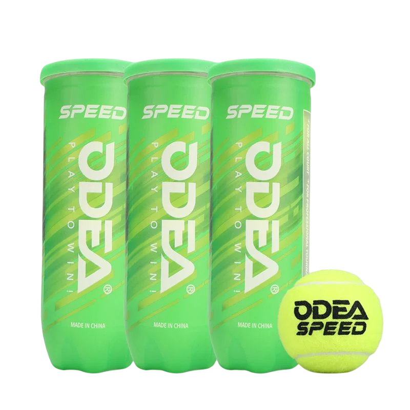 ODEA SPEED Tennis Balls Wool Felt Game Competition Training High Elasticity Durable Tennis Ball Approved by ITF 3 Balls/Can
ODEA SPEED Tennis Balls Wool Felt Game Competition Training High Elasticity Durable Tennis Ball Approved by ITF 3 Balls/Can
