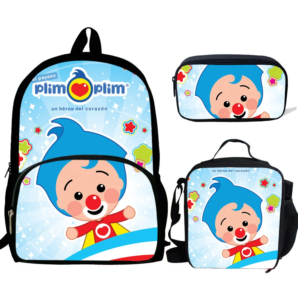 3pcs Mochila Plim Birthday Print Backpack for Boys Girls School Bags Kids Warterproof Pattern BookBag Kids School Bag Pack
3pcs Mochila Plim Birthday Print Backpack for Boys Girls School Bags Kids Warterproof Pattern BookBag Kids School Bag Pack