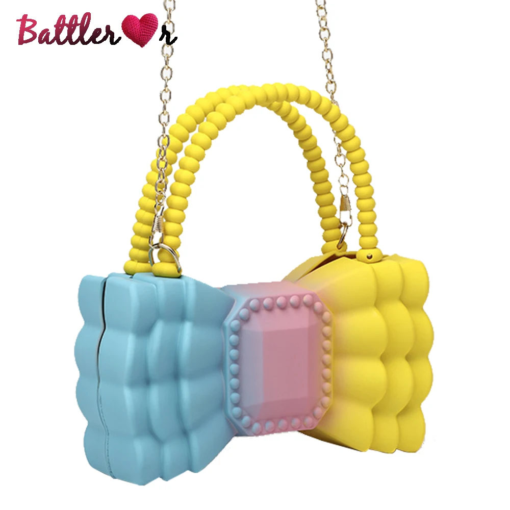 Cute Sweet Bowknot Shape Shoulder Bag For Women 2022 Lolita Designer Jelly Kawaii Purses and Handbag Lady Day Clutch Mujer Bolsa
Cute Sweet Bowknot Shape Shoulder Bag For Women 2022 Lolita Designer Jelly Kawaii Purses and Handbag Lady Day Clutch Mujer Bolsa