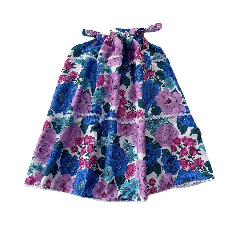 Baby Girls Floral Sling Dress Summer New Children Pastoral Sleeveless Strap Dresses y575
Baby Girls Floral Sling Dress Summer New Children Pastoral Sleeveless Strap Dresses y575