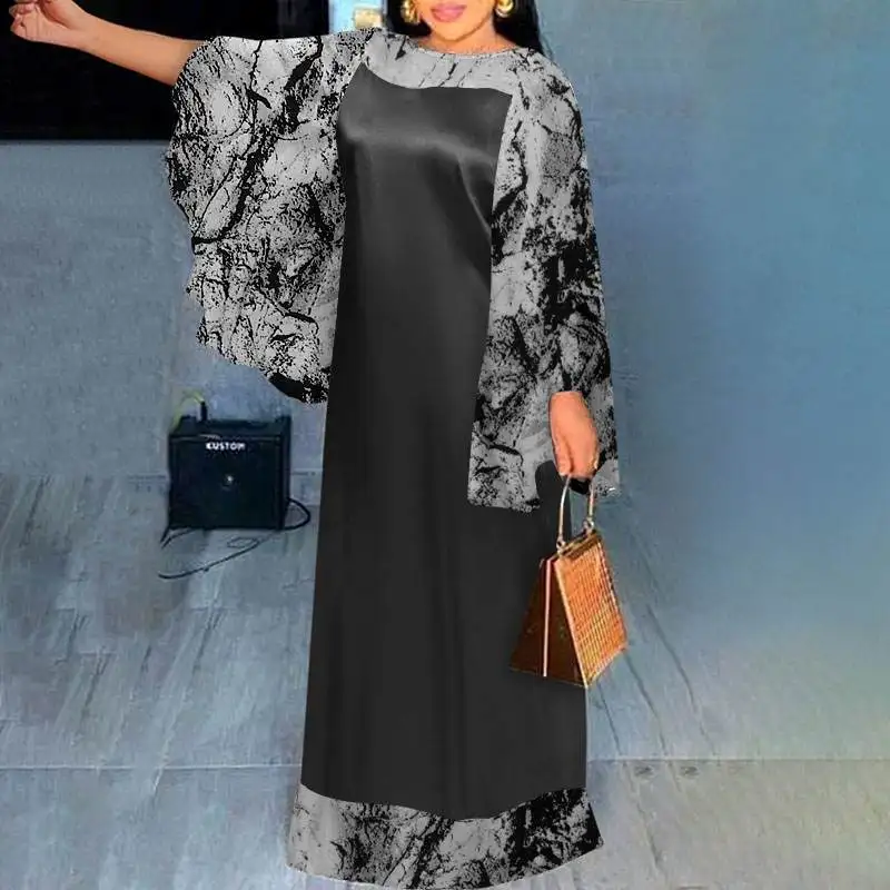 Autumn Long Maxi Dress Women Baggy O Neck Flare Sleeve Printed Pleated Vestido Vintage Robe Longue Oversize Beach Sundress
Autumn Long Maxi Dress Women Baggy O Neck Flare Sleeve Printed Pleated Vestido Vintage Robe Longue Oversize Beach Sundress