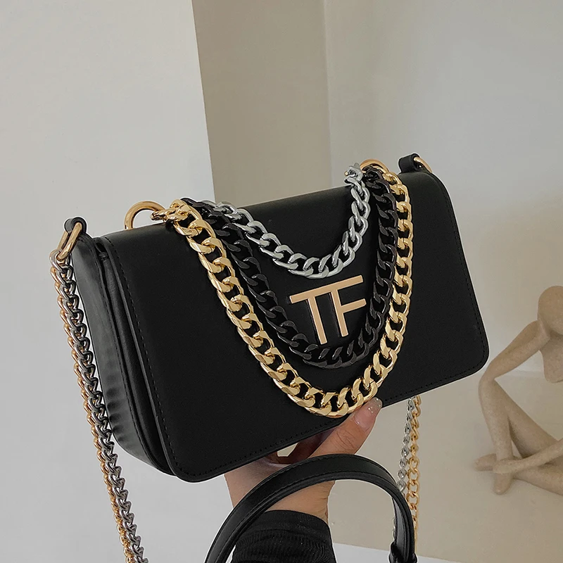 Bags for Women 2022 New Fashion All-match Metal Chain Solid Color Single Shoulder Messenger Handbag Famous Luxury Designer Cc Gg
Bags for Women 2022 New Fashion All-match Metal Chain Solid Color Single Shoulder Messenger Handbag Famous Luxury Designer Cc Gg