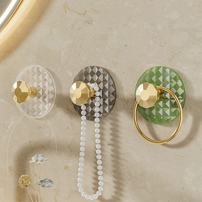 3PCS Self-adhesive Wall Hooks Acrylic Bathroom Hooks for Hanging Waterproof Luxury Adhesive Hook Towel Holder Home Accessories 
3PCS Self-adhesive Wall Hooks Acrylic Bathroom Hooks for Hanging Waterproof Luxury Adhesive Hook Towel Holder Home Accessories