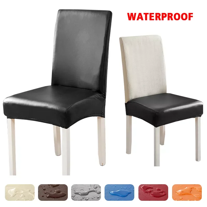 New in Leather Stretchable Chair Protector Slipcover Waterproof Chair Cushion Cover for Dining Room Kitchen Protectors for Party
New in Leather Stretchable Chair Protector Slipcover Waterproof Chair Cushion Cover for Dining Room Kitchen Protectors for Party